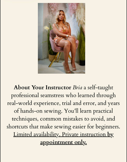 Beginner Sewing Class: Learn to Sew with Confidence