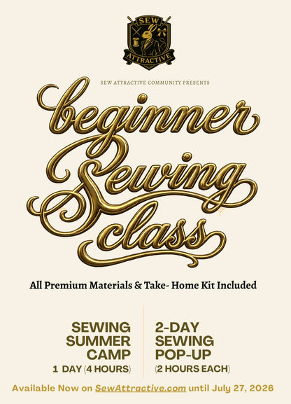 Beginner Sewing Class: Learn to Sew with Confidence